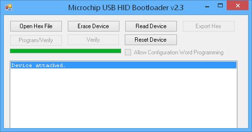 Bootloader - Device attached